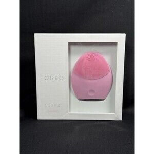 FOREO Luna 2 Electric Facial Brush - Cleanser Anti-Aging Skin Care - Light Pink